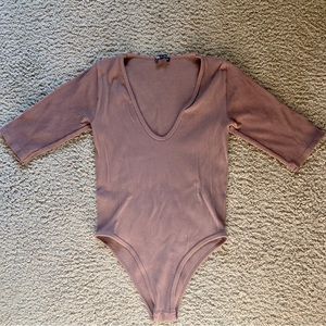 Sold—Zara mauve bodysuit